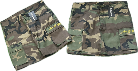 Affluence camo skirt