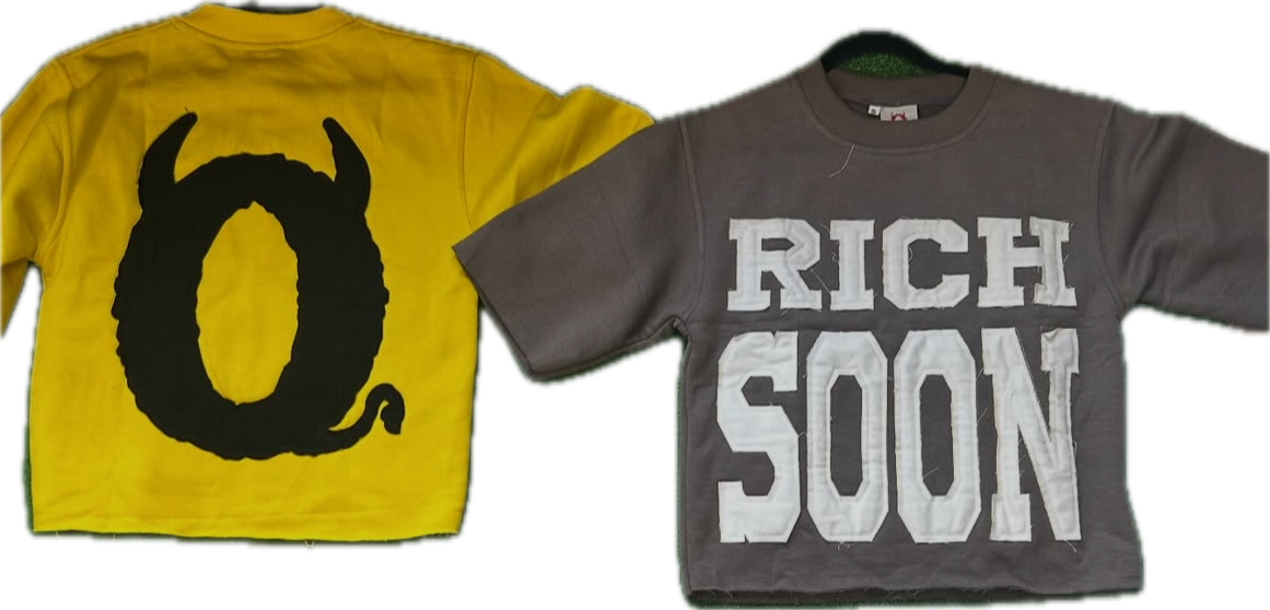 Osimri grey and yellow shirts